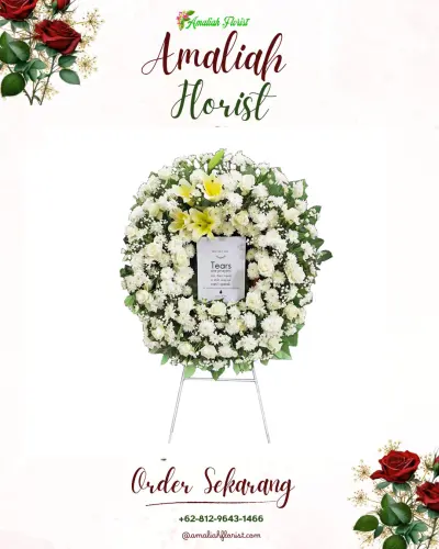 Krans Bunga Duka Cita di Vega Hotel Gading Serpong